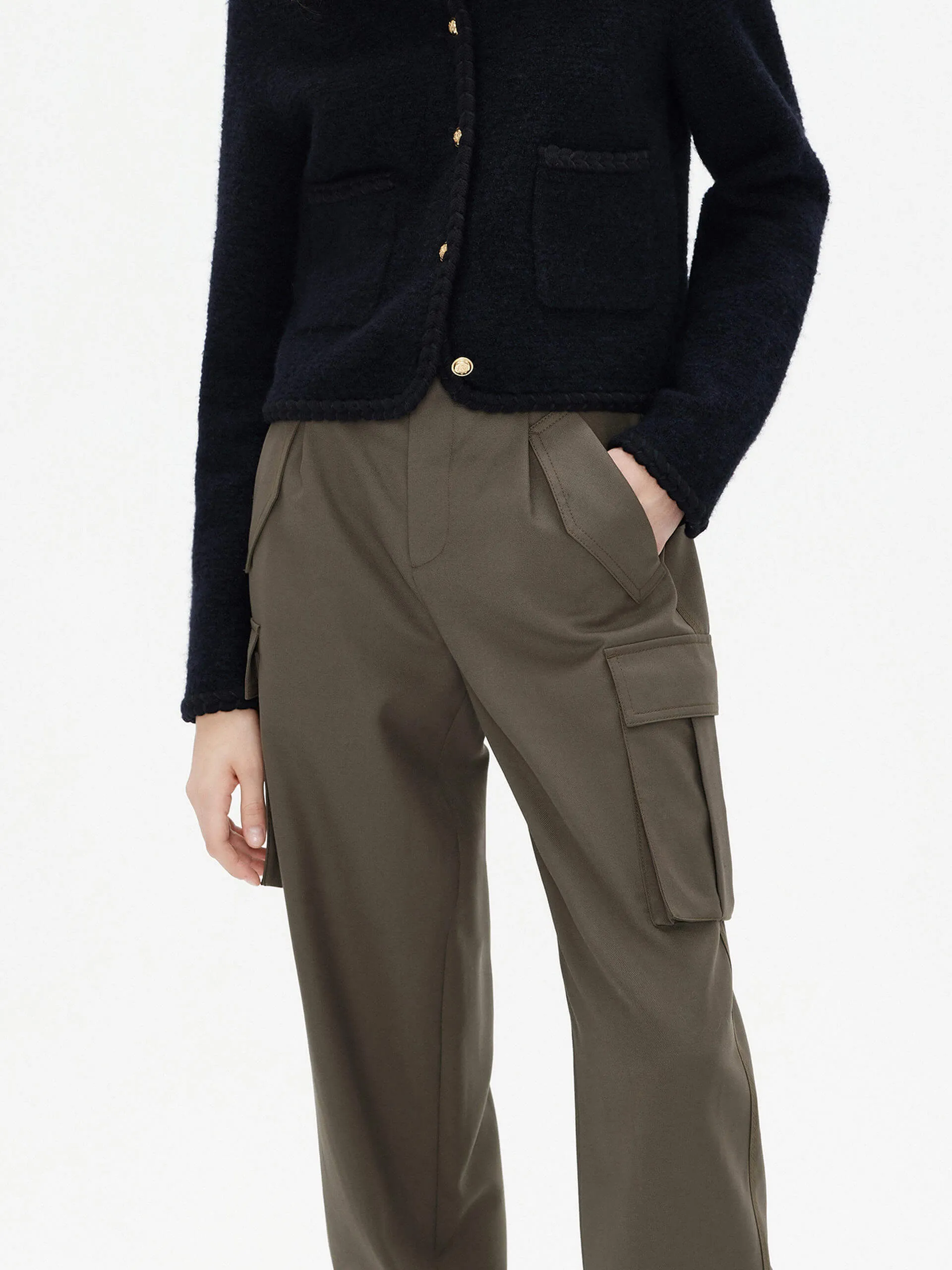 Cargo Pocket Detail Pants sold by Mo&Co product image thumbnail 5