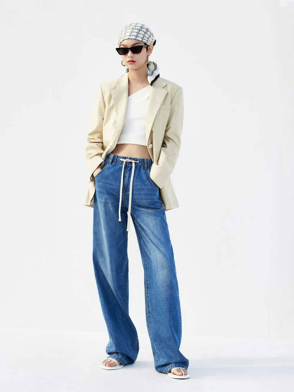 Wool Blend Blazer sold by Mo&Co product image thumbnail 2