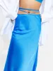 Tie Waist Midi Skirt sold by Mo&Co