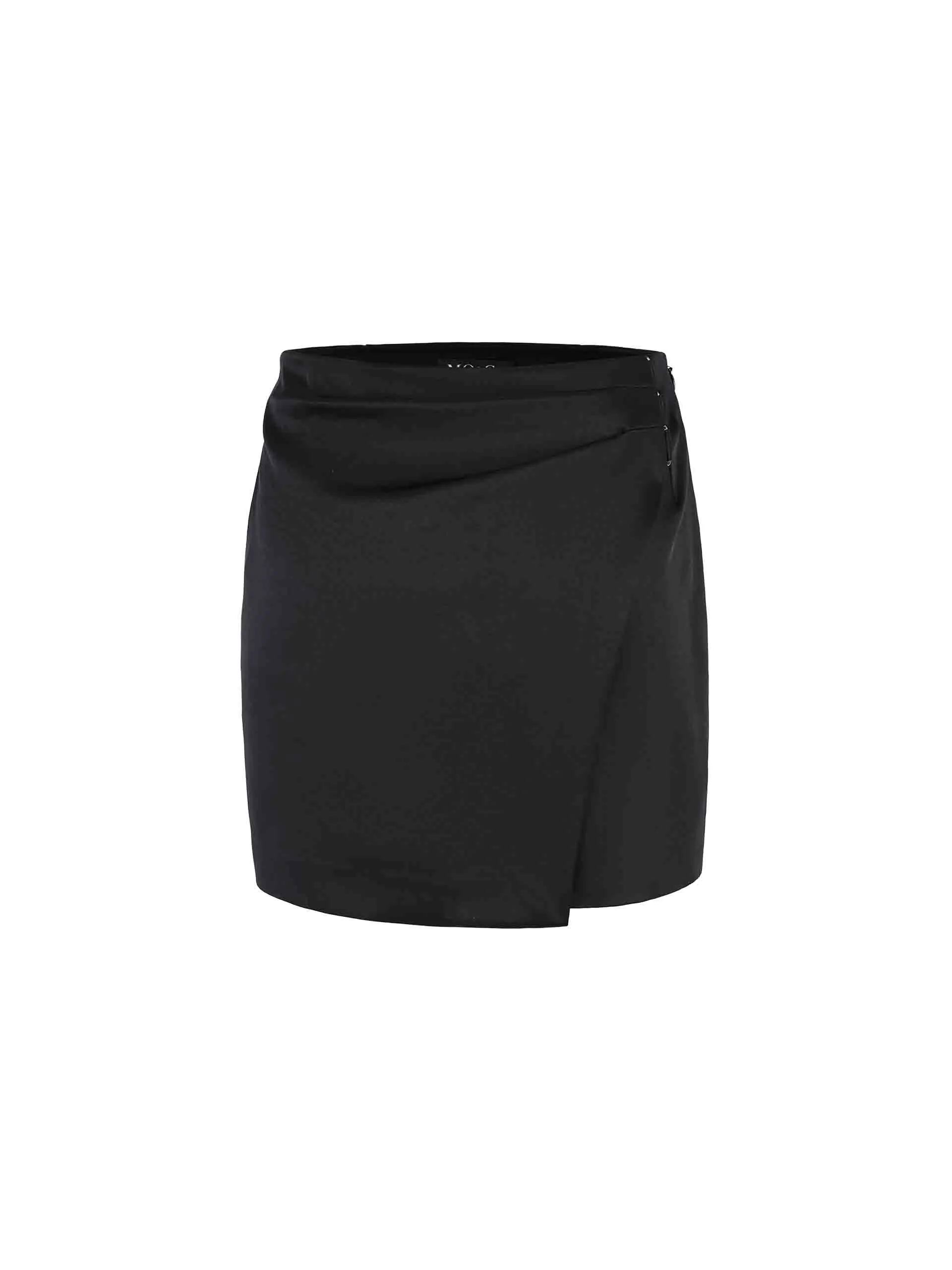 Wrap Detail Satin Skirt sold by Mo&Co product image thumbnail 5