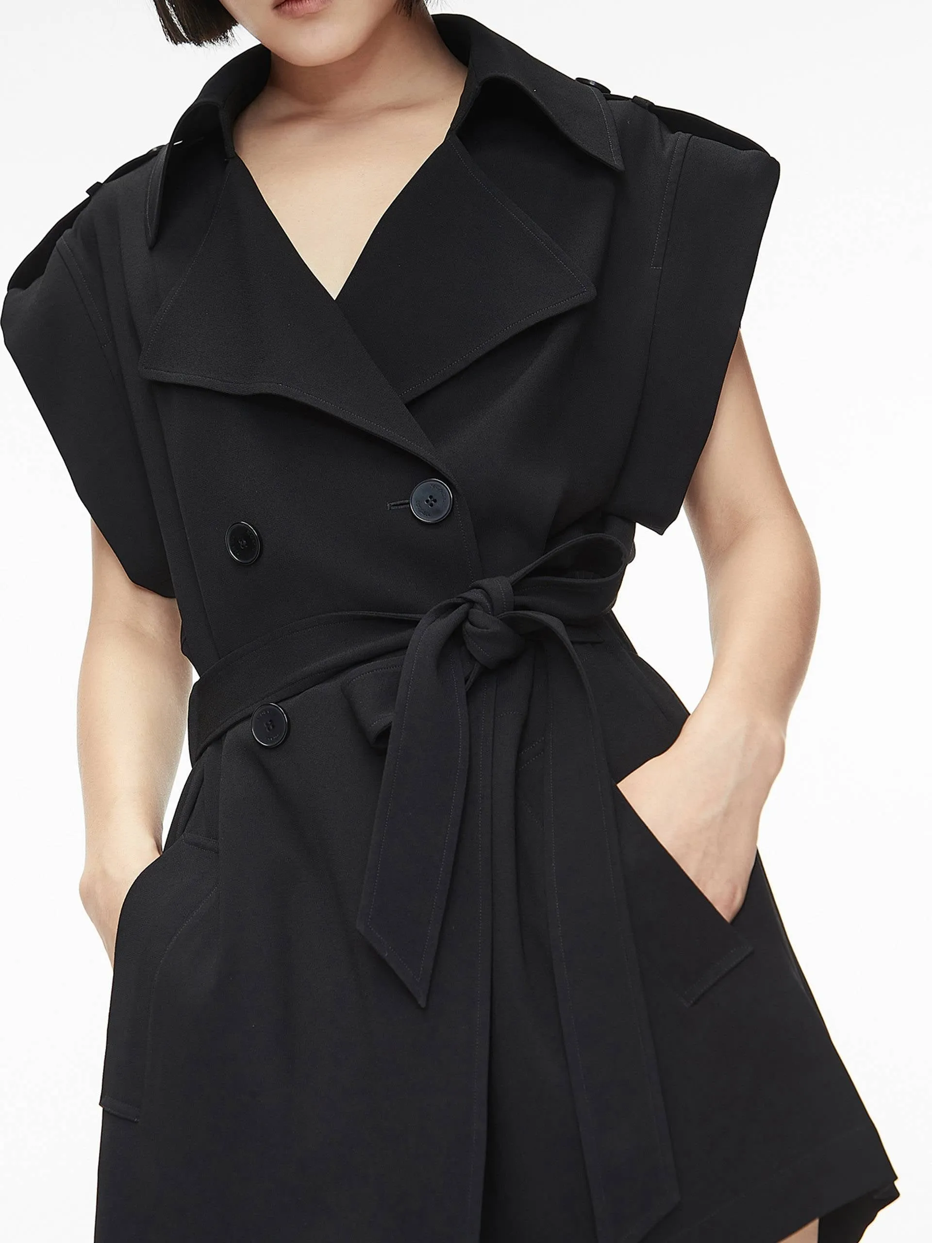 Loose Short Belted Playsuit sold by Mo&Co product image thumbnail 5