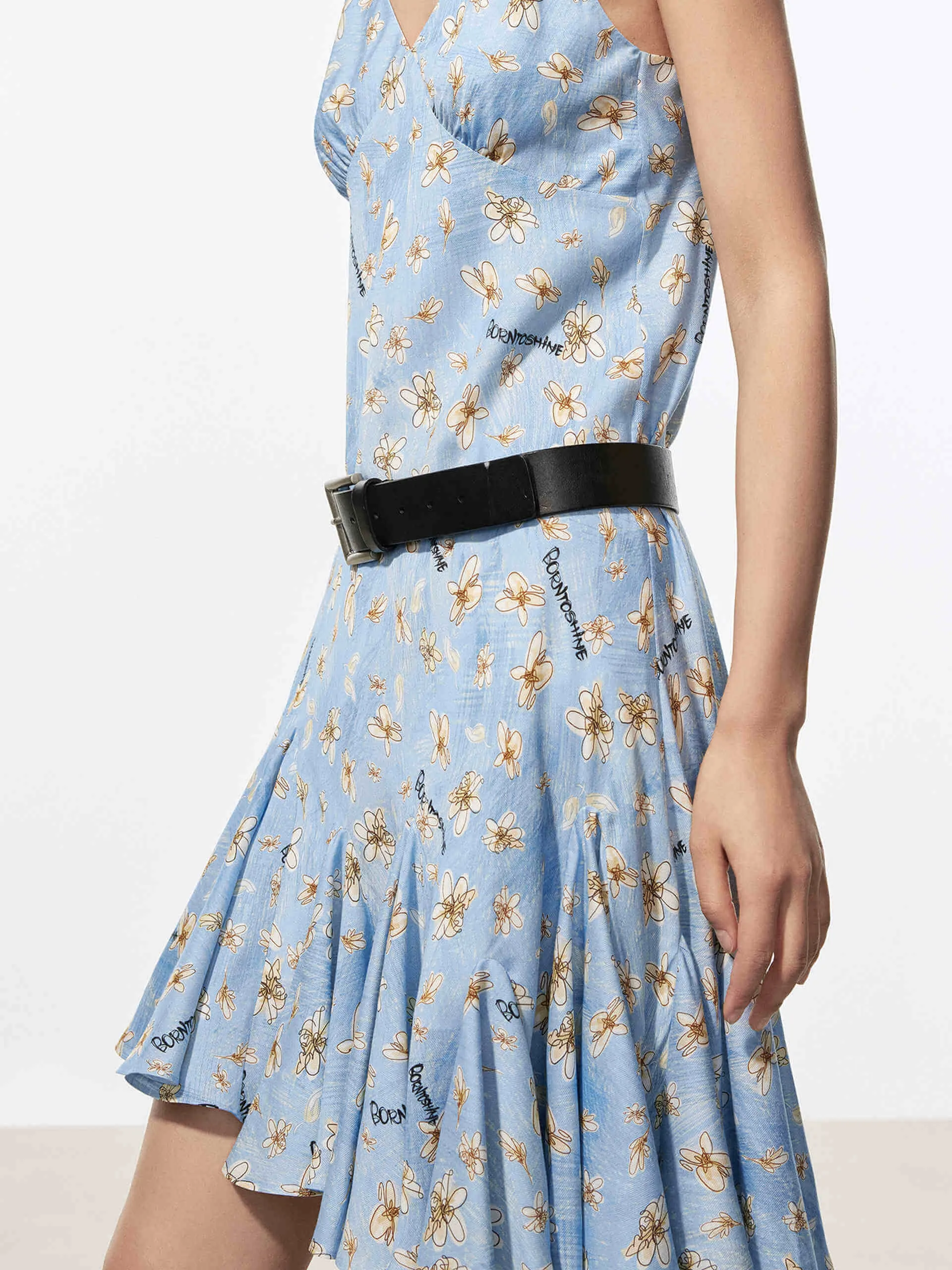 Daisy Print Mini Dress sold by Mo&Co product image thumbnail 3