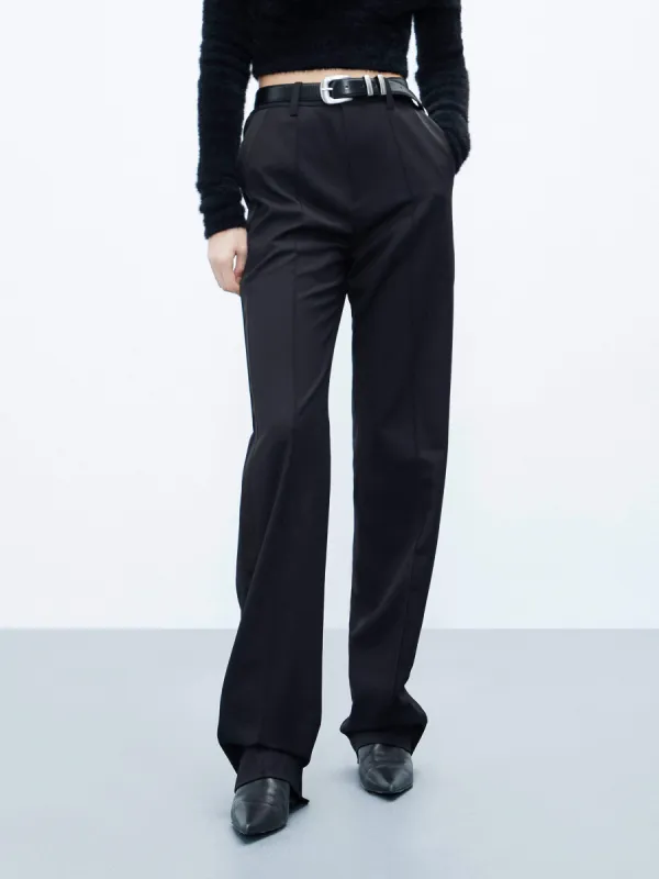 Include Wool Straight Pants sold by Mo&Co