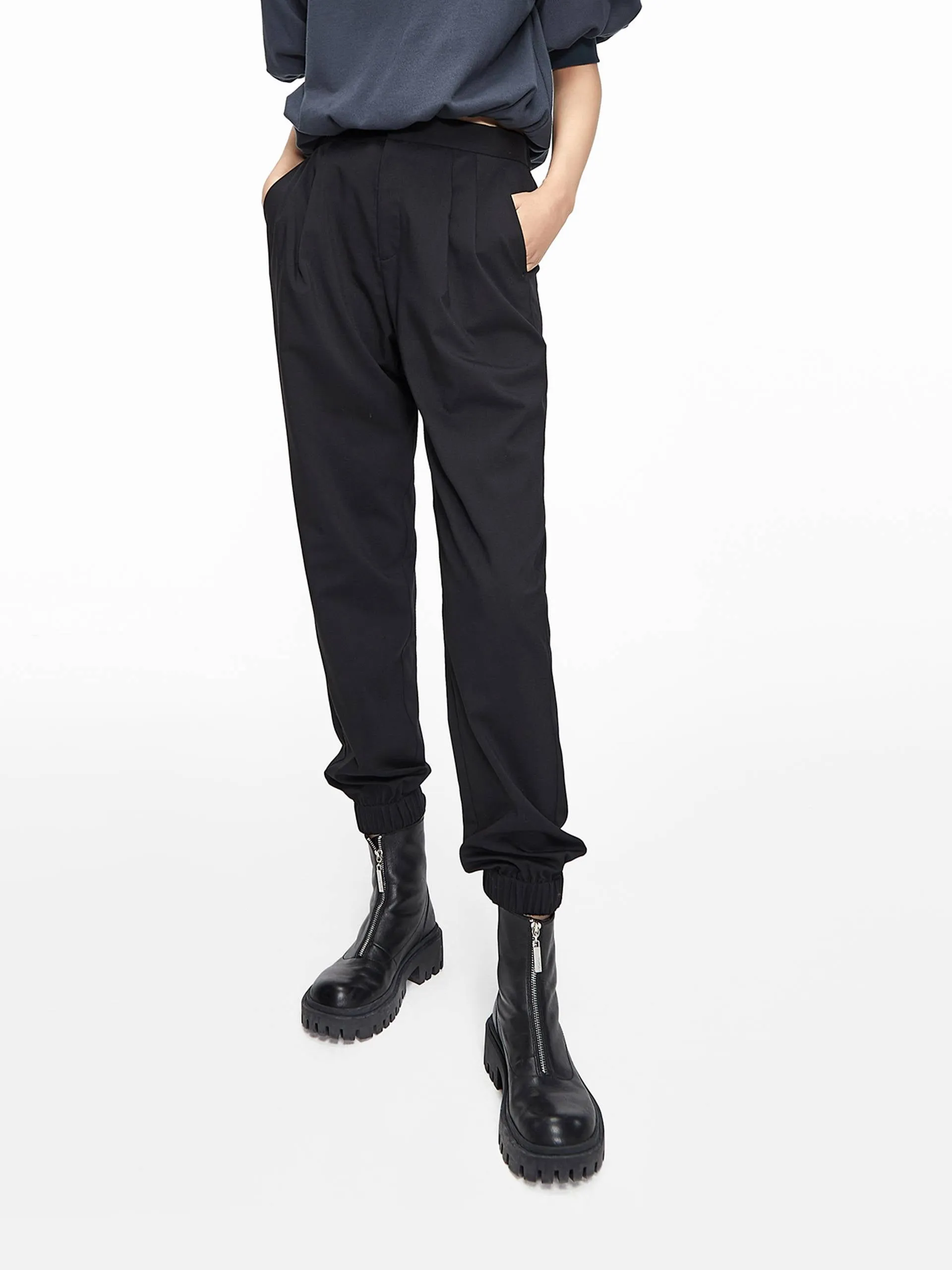 HOT SALE Pleated Jogger Suit Pants sold by Mo&Co