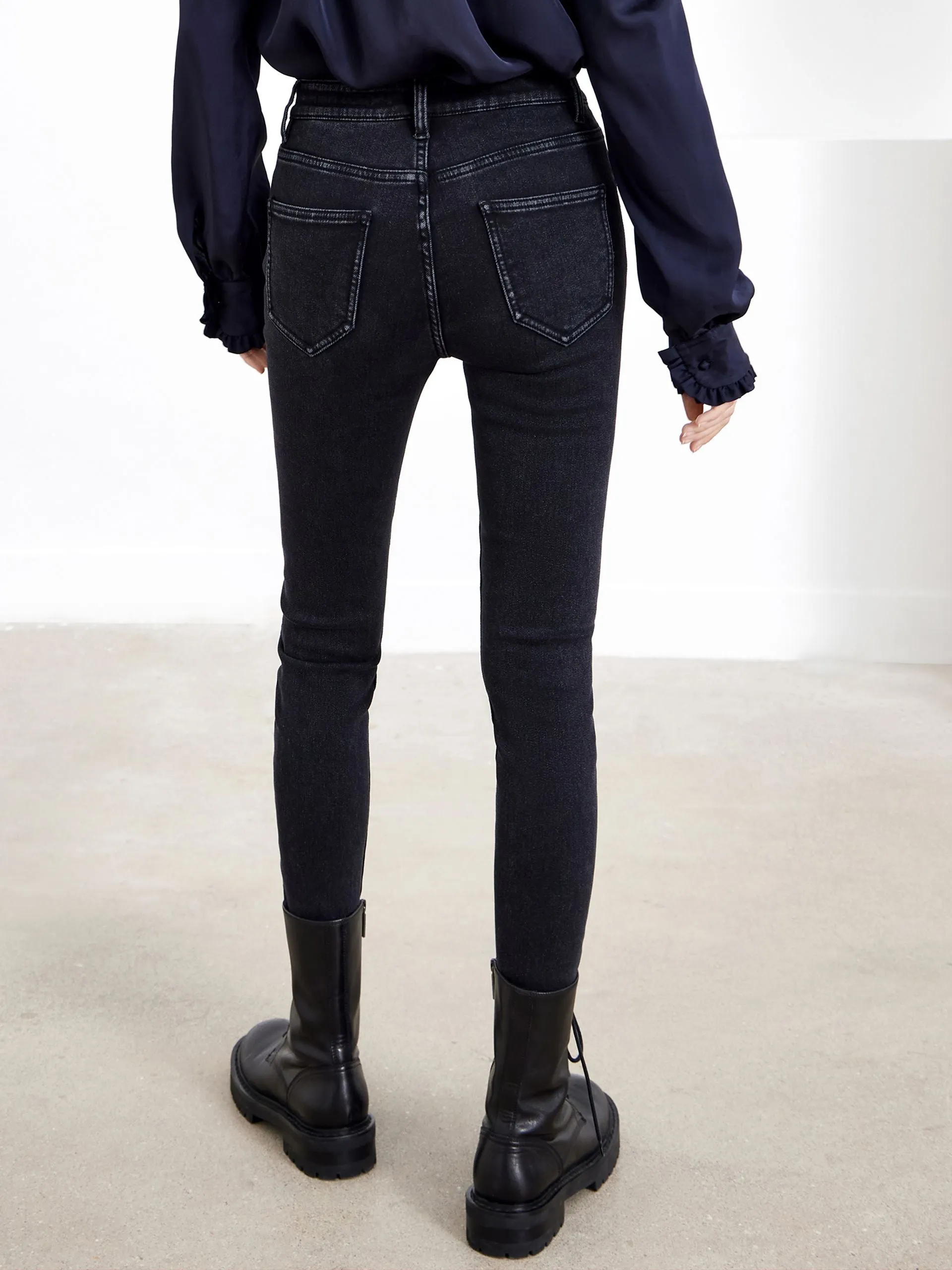 High Rise Jeans in Skinny sold by Mo&Co product image thumbnail 4