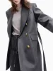 Double Breasted Belted Blazer sold by Mo&Co