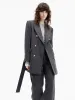 Double Breasted Belted Blazer sold by Mo&Co