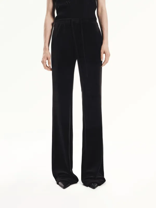 Elastic Waist Velvet Pants sold by Mo&Co