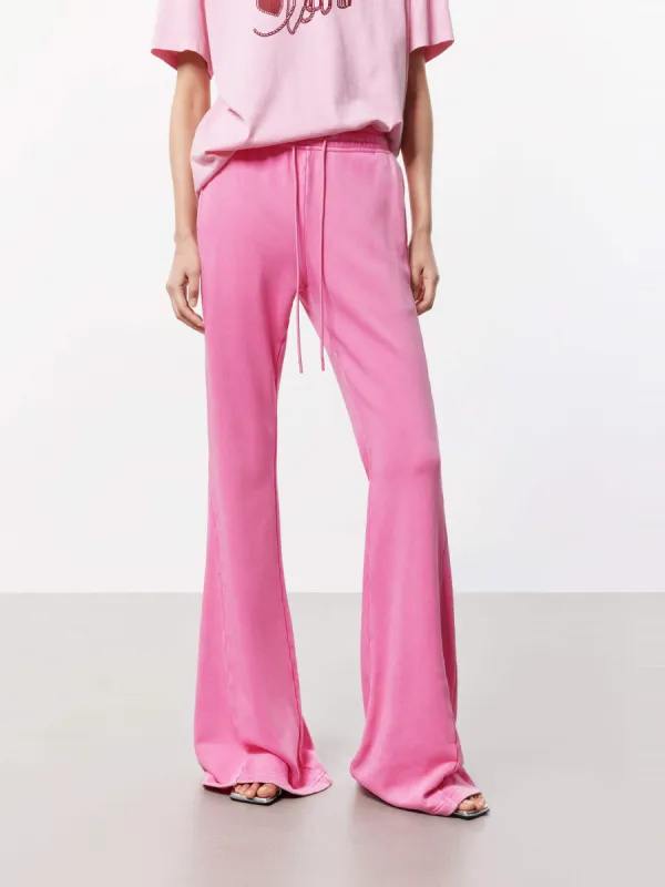 Drawstring Waist Flared Pants sold by Mo&Co