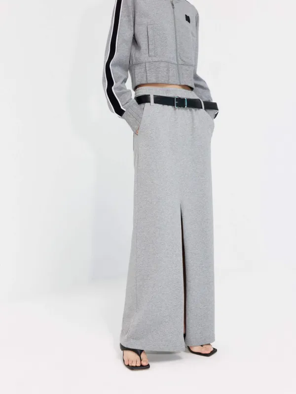 Front Slit Maxi Skirt sold by Mo&Co