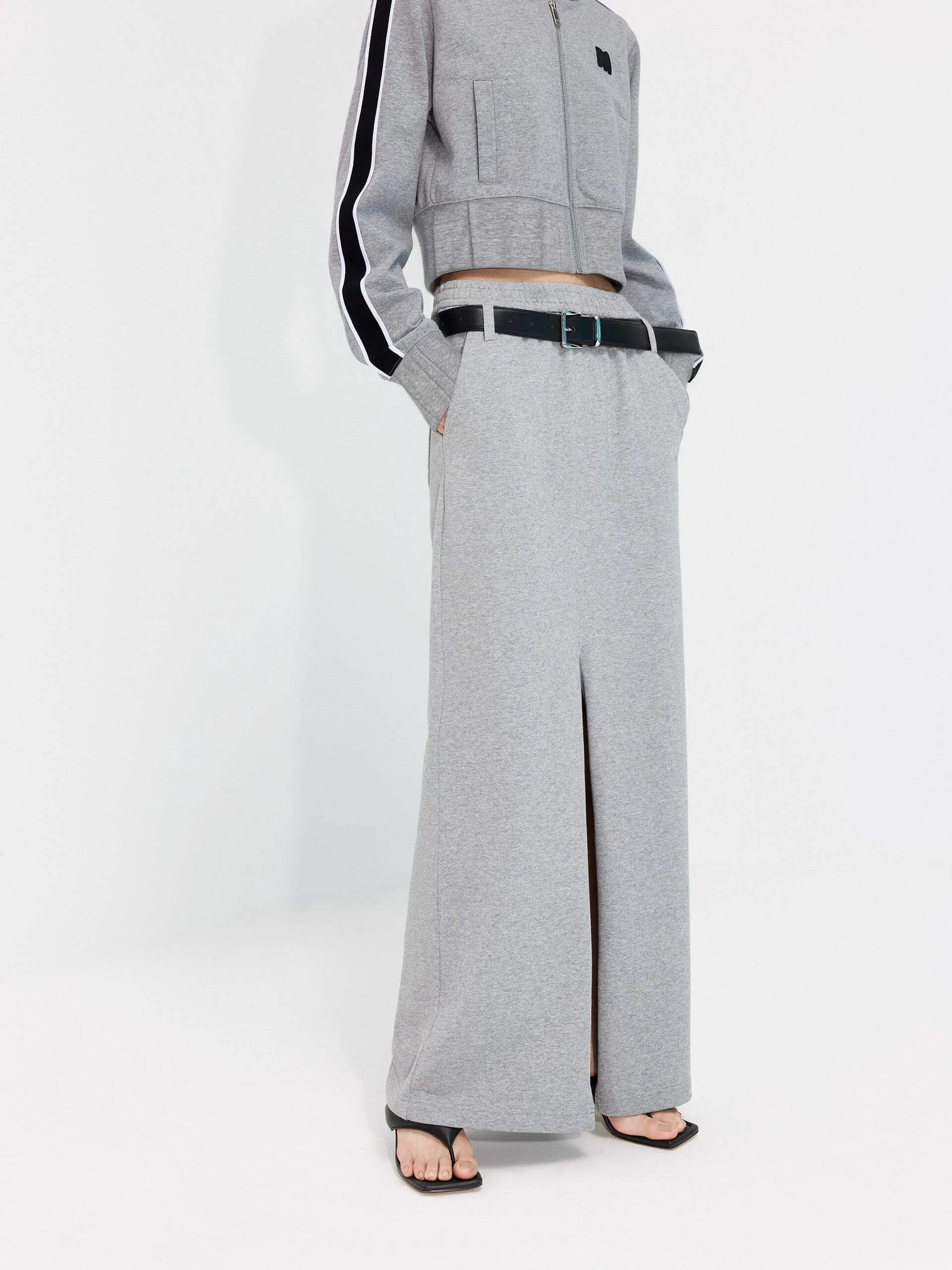 Front Slit Maxi Skirt sold by Mo&Co