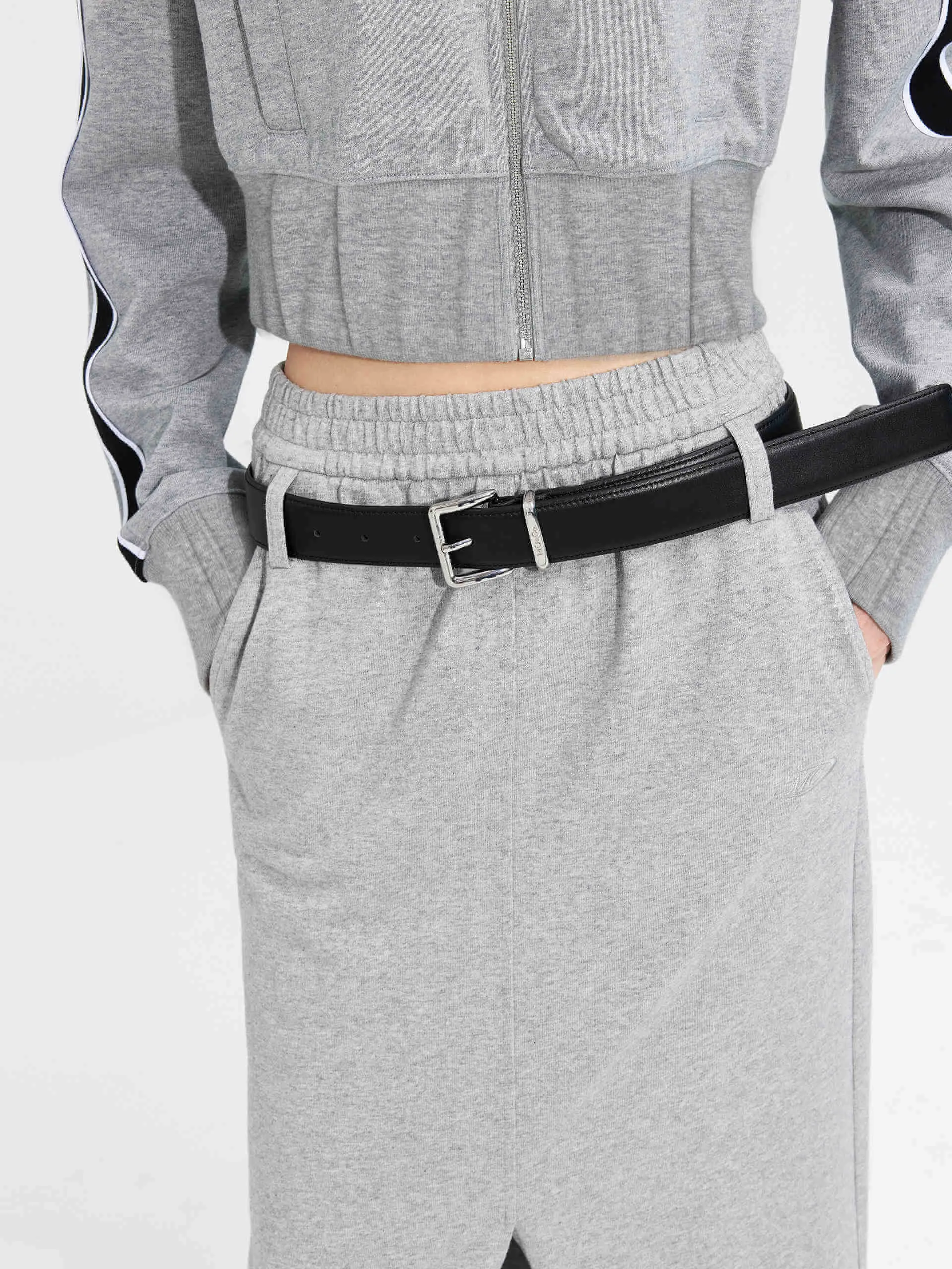 Front Slit Maxi Skirt sold by Mo&Co product image thumbnail 3