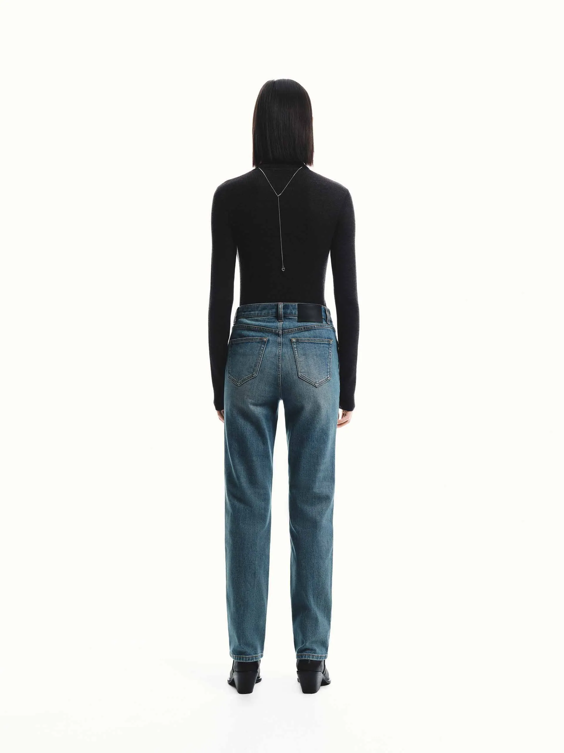 Fitted Straight Jeans sold by Mo&Co product image thumbnail 3
