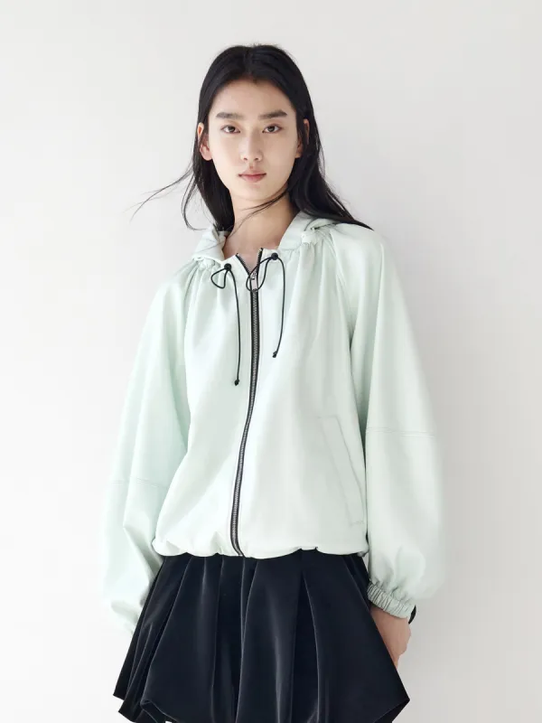 Faux Leather Zip Up Jacket sold by Mo&Co