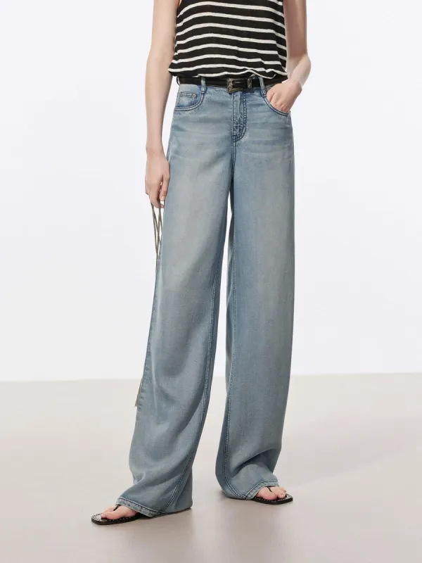 Soft Straight Leg Jeans sold by Mo&Co