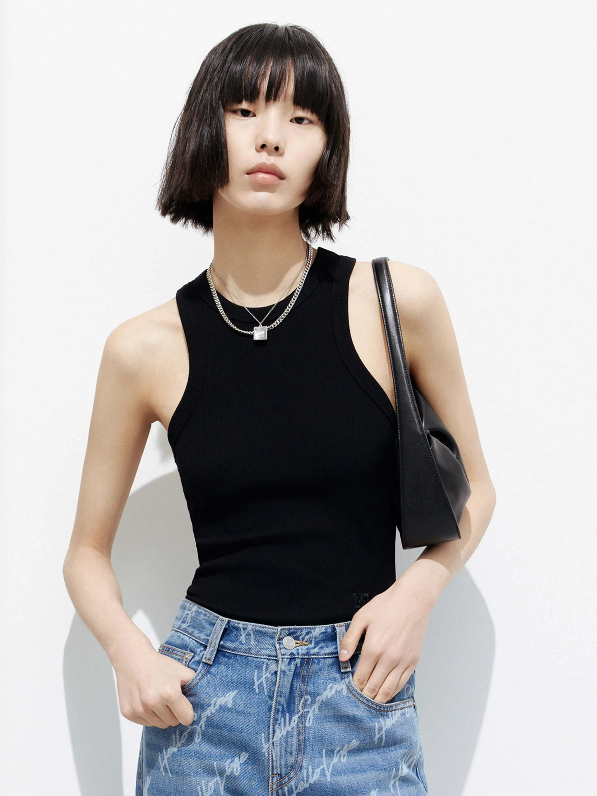 Ribbed Tank Top sold by Mo&Co