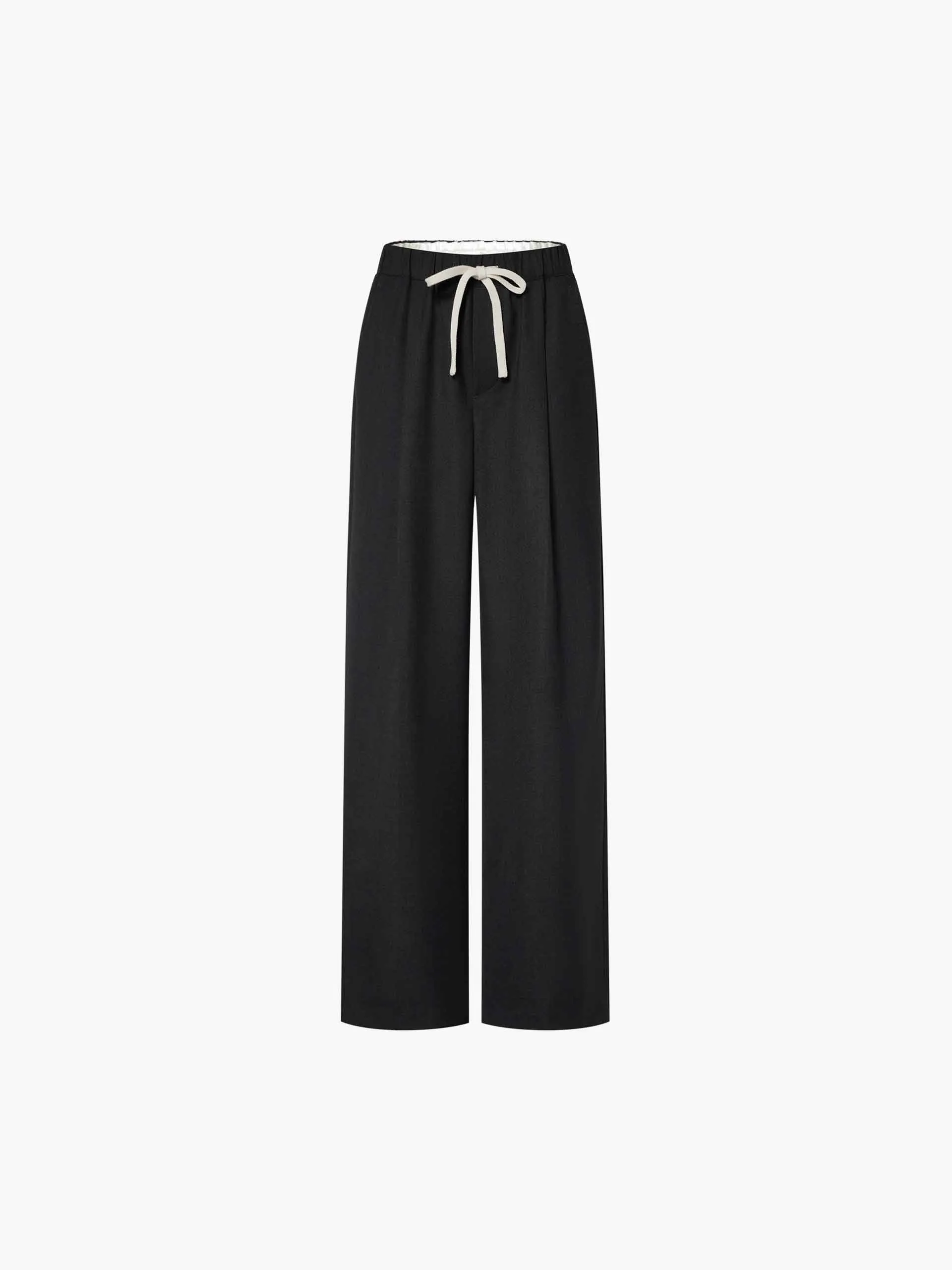 Wool Blend Drawstring Pants sold by Mo&Co product image thumbnail 5
