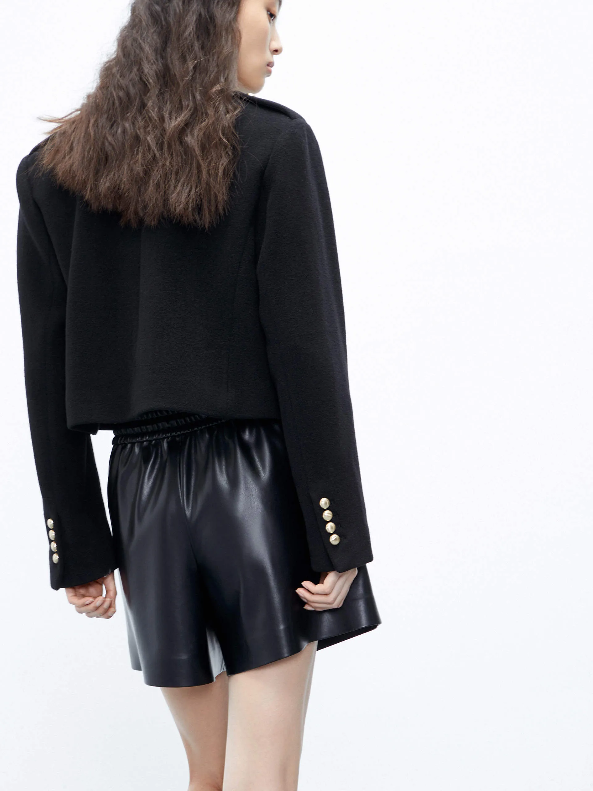 Boxy Fit Cropped Jacket sold by Mo&Co product image thumbnail 2