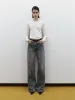 Loose Straight Denim Jeans sold by Mo&Co