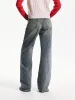 Loose Straight Denim Jeans sold by Mo&Co
