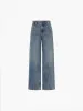 Loose Straight Denim Jeans sold by Mo&Co