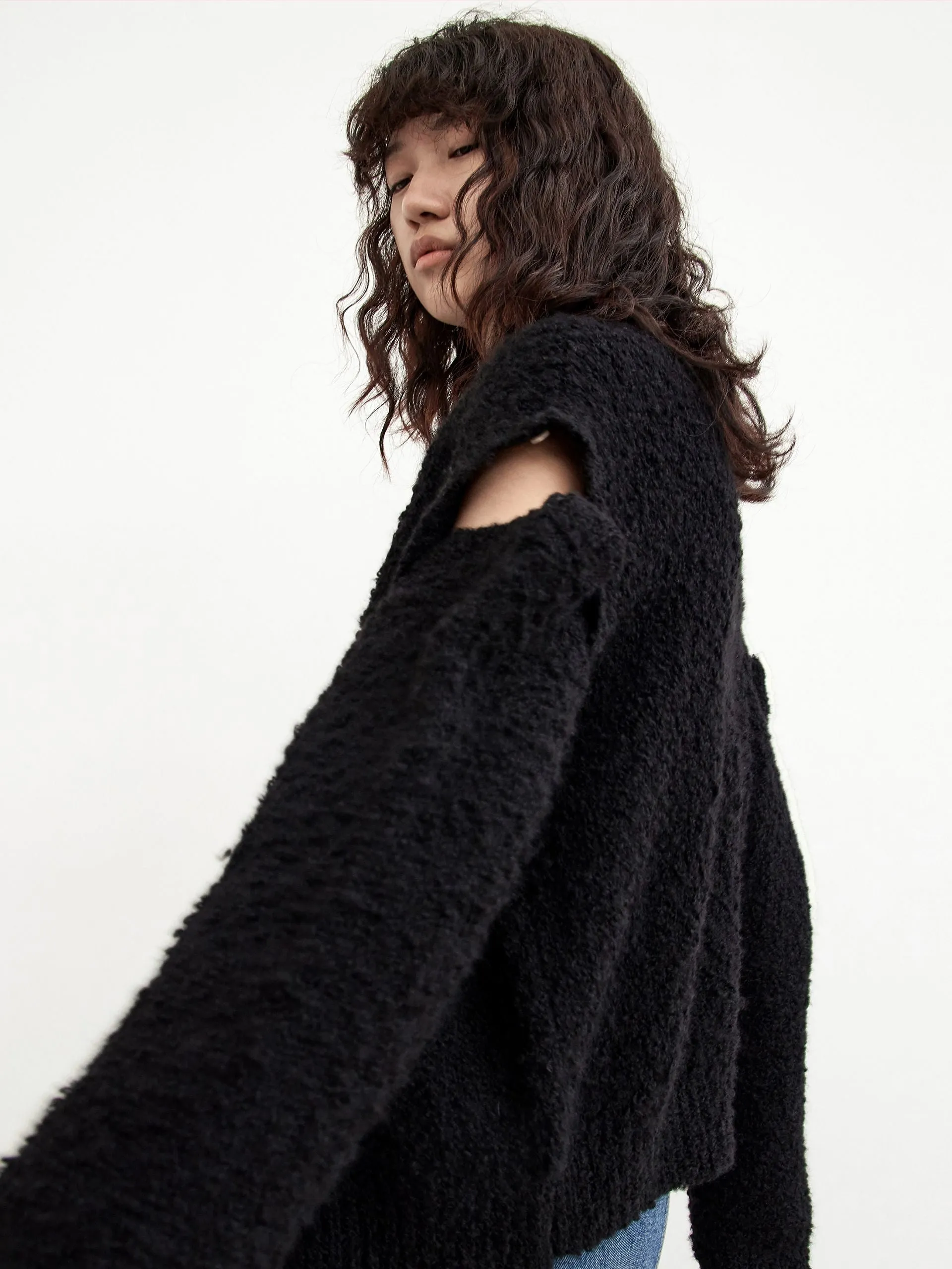 Sleeve Details Button Up Cardigan sold by Mo&Co product image thumbnail 5