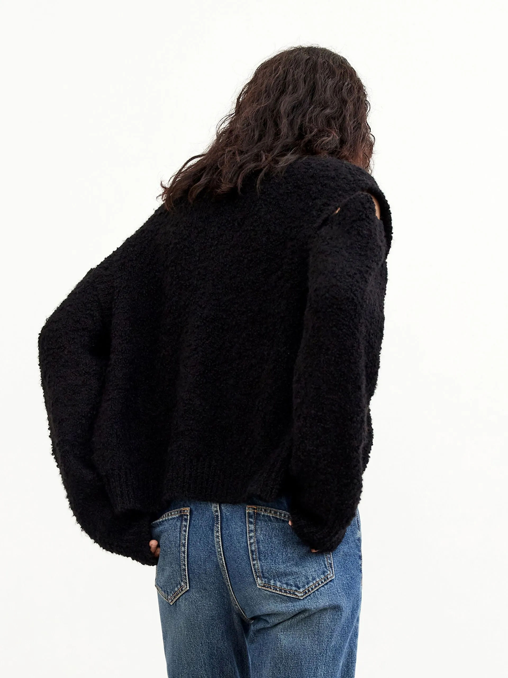 Sleeve Details Button Up Cardigan sold by Mo&Co product image thumbnail 4