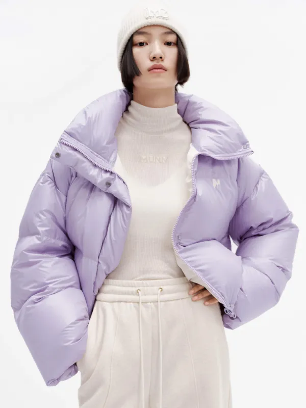 Puff Padded Cropped Jacket sold by Mo&Co