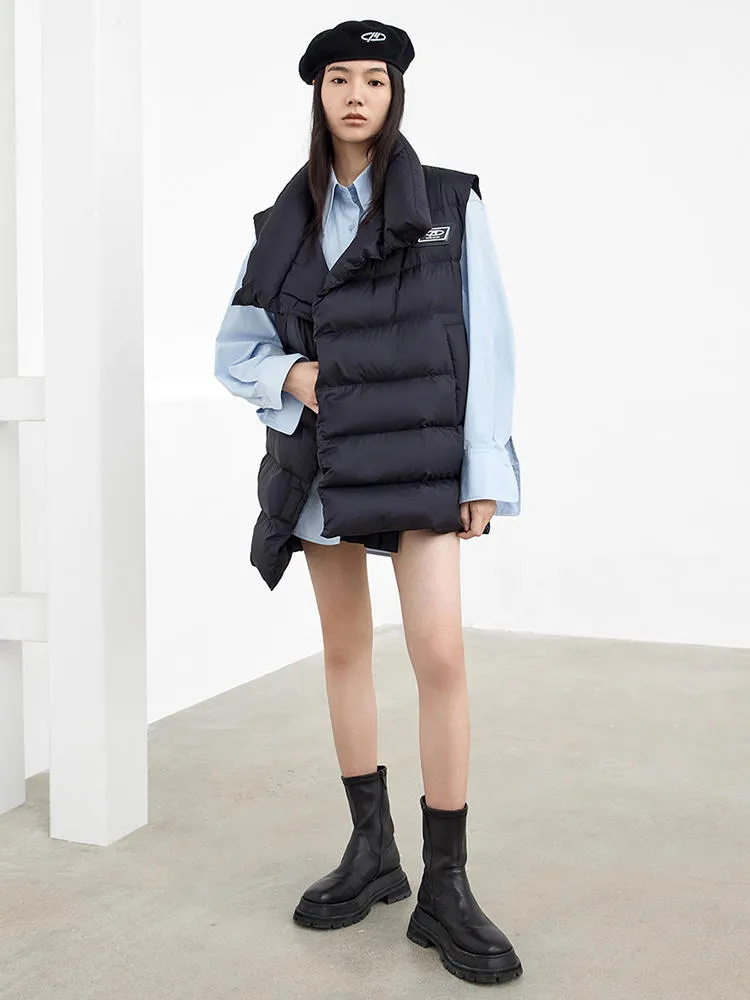 Open Vest Down Coat sold by Mo&Co product image thumbnail 2