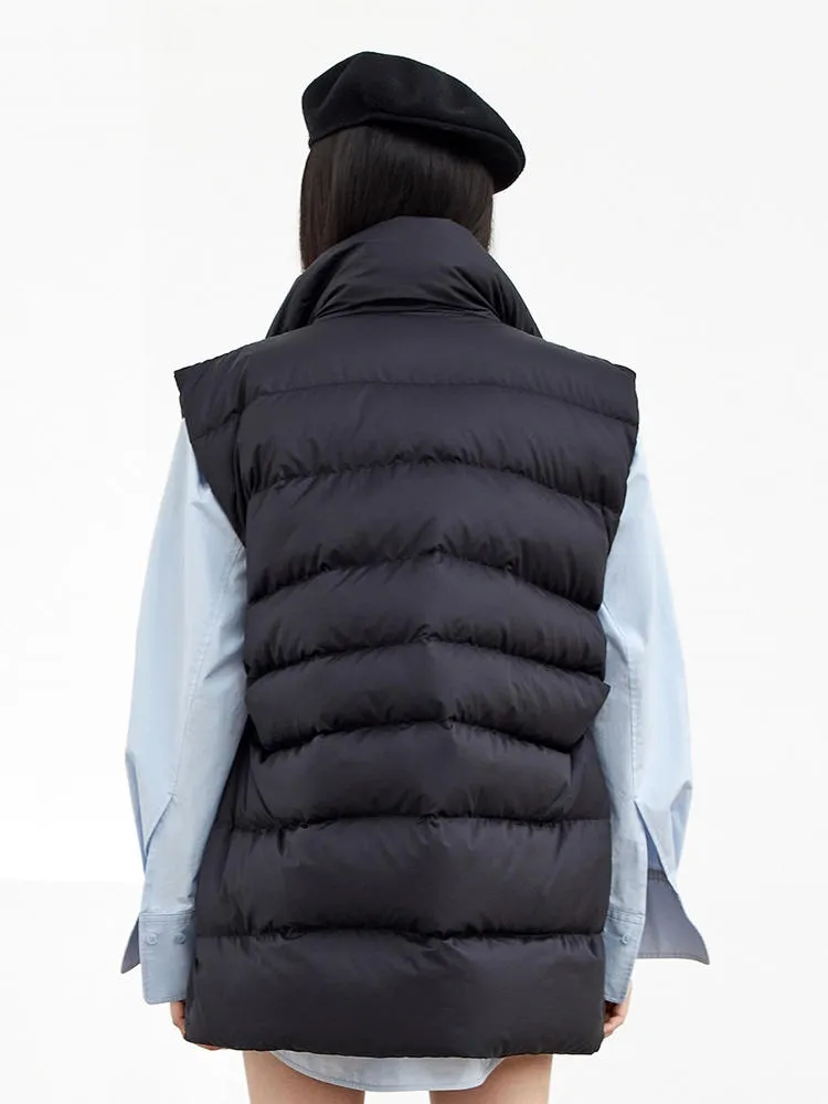 Open Vest Down Coat sold by Mo&Co product image thumbnail 3