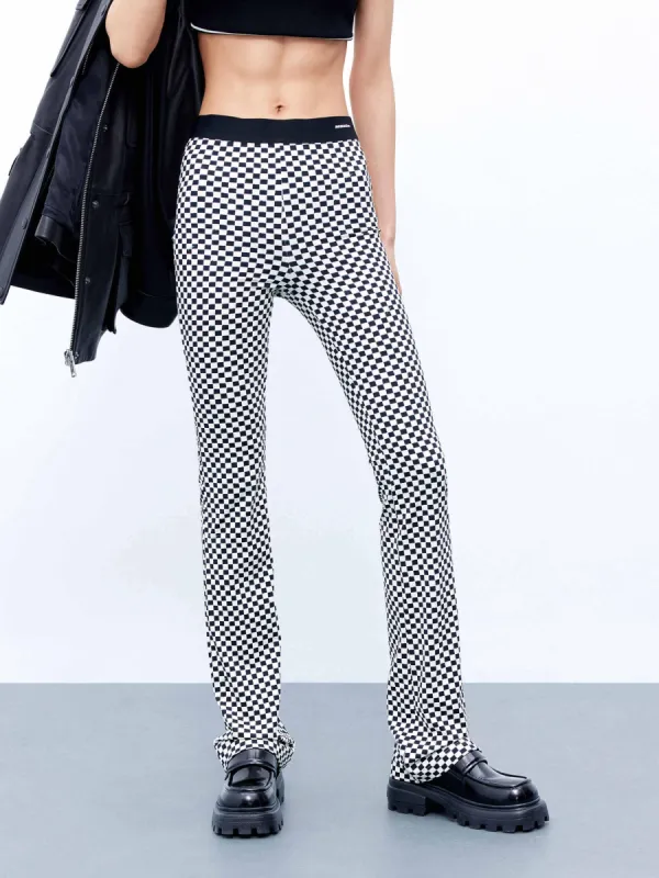 Checkered Super Stretch Pants sold by Mo&Co