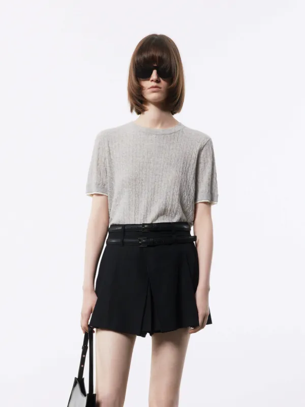 Cotton Linen Knit Top sold by Mo&Co