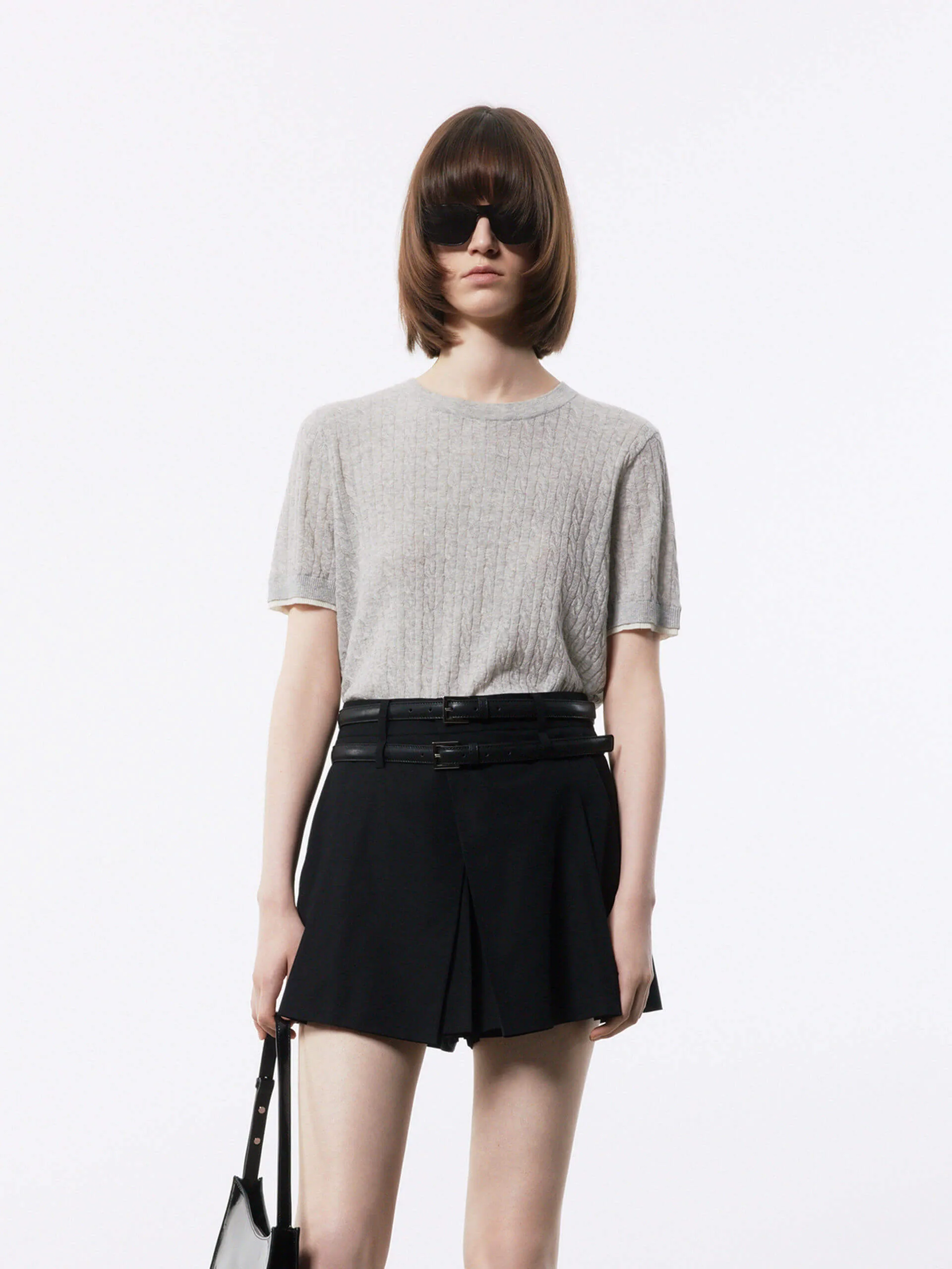 Cotton Linen Knit Top sold by Mo&Co
