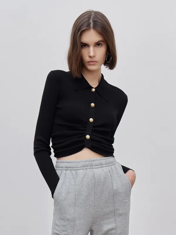 HOT SALE Crop Top in Bodycon Knit sold by Mo&Co