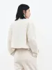 Vintage Cotton-blend Cropped Coat sold by Mo&Co