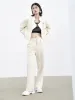 Vintage Cotton-blend Cropped Coat sold by Mo&Co