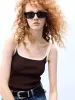 Contrasting Ribbed Tank Top sold by Mo&Co