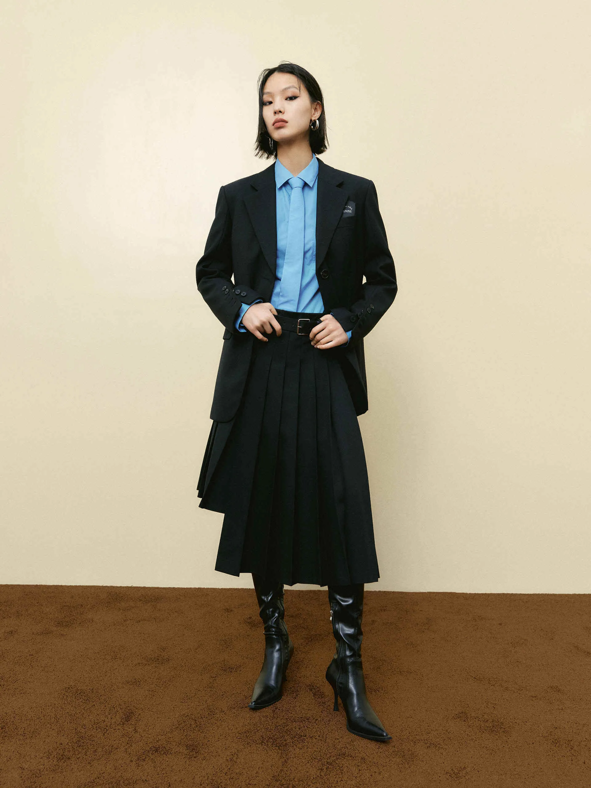 Include Belt Tailored Blazer sold by Mo&Co product image thumbnail 2