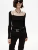 Fine Knitted Scoop Neck Top sold by Mo&Co