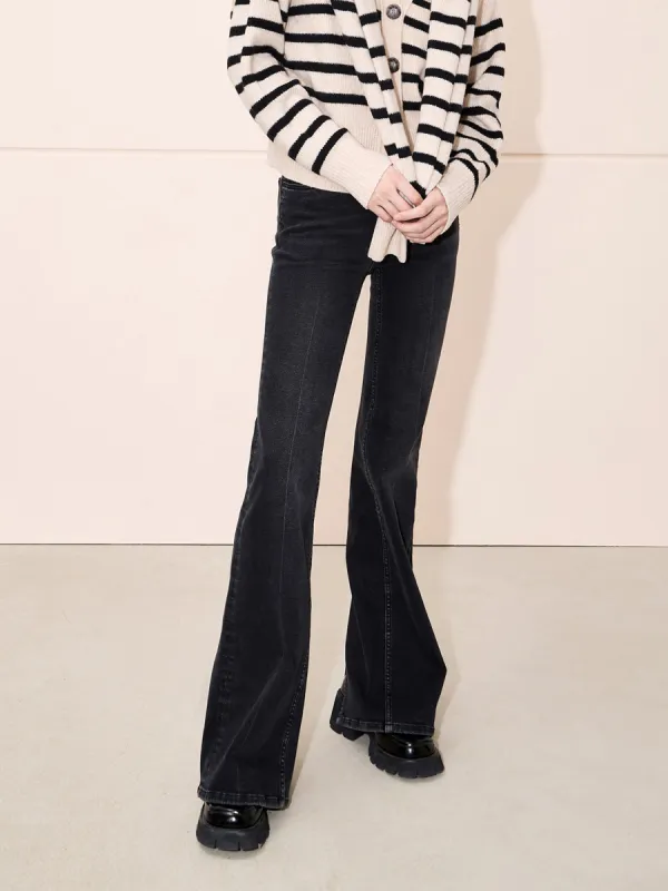 High Waist Flared Jeans sold by Mo&Co