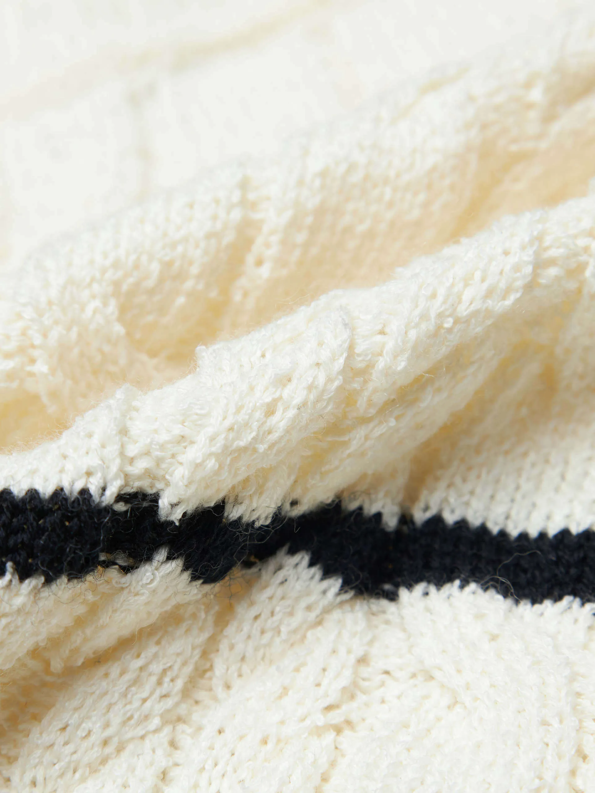 Loose Stripes Knit Cardigan sold by Mo&Co product image thumbnail 4