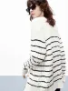 Loose Stripes Knit Cardigan sold by Mo&Co