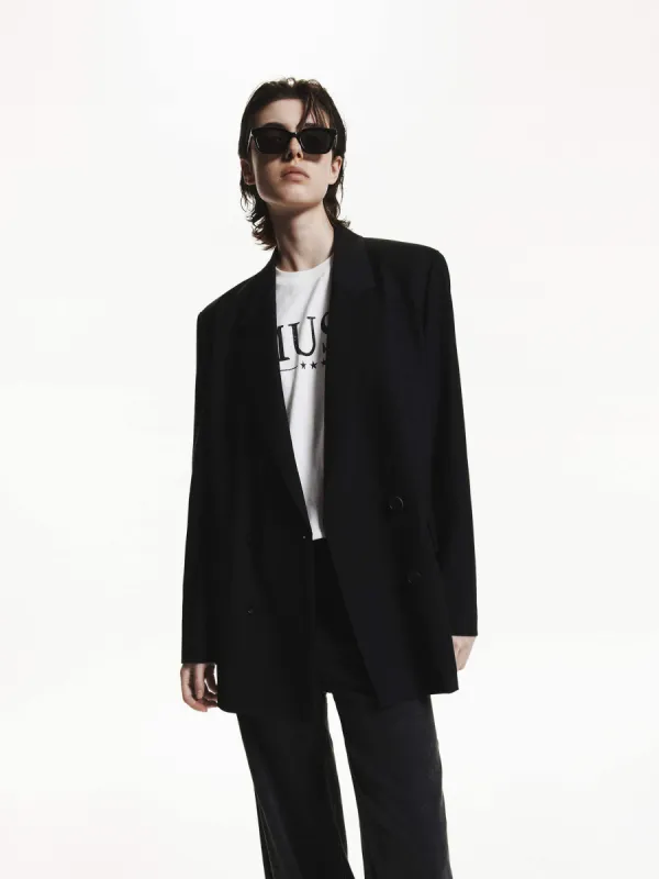 Double Breasted Tailored Blazer sold by Mo&Co