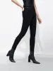 Slit High Rise Jeans in Skinny sold by Mo&Co