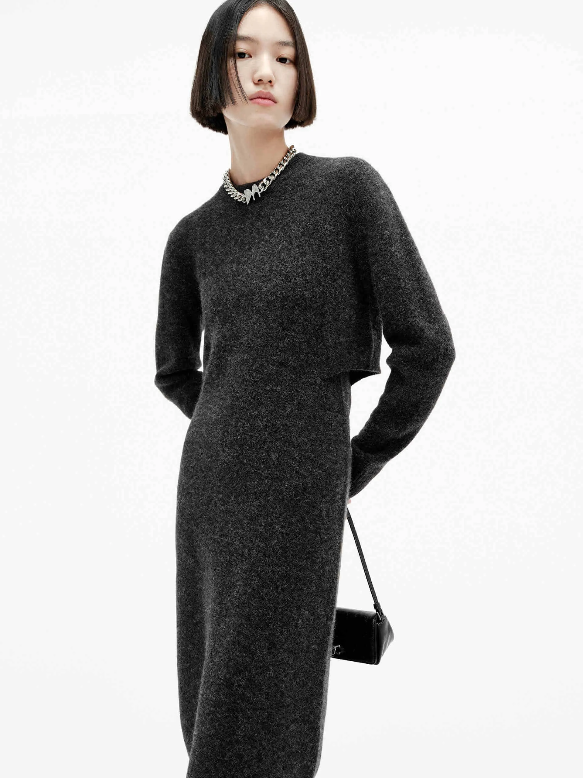 Cutout Waist Mid Dress sold by Mo&Co