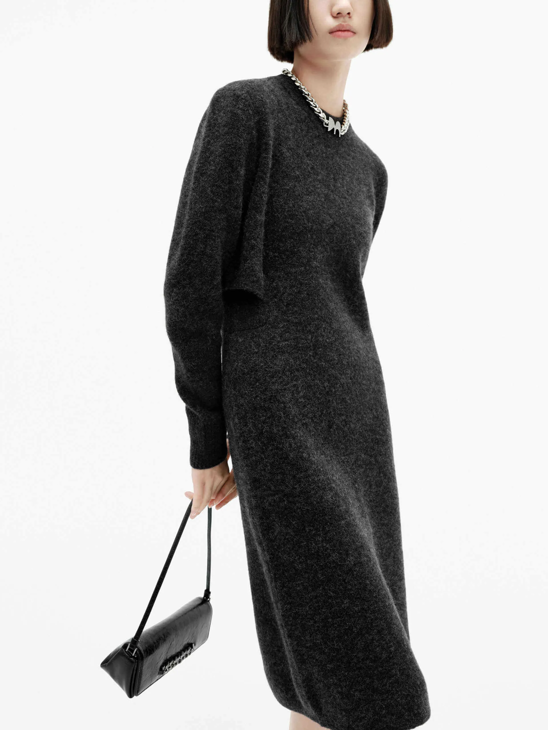 Cutout Waist Mid Dress sold by Mo&Co product image thumbnail 5