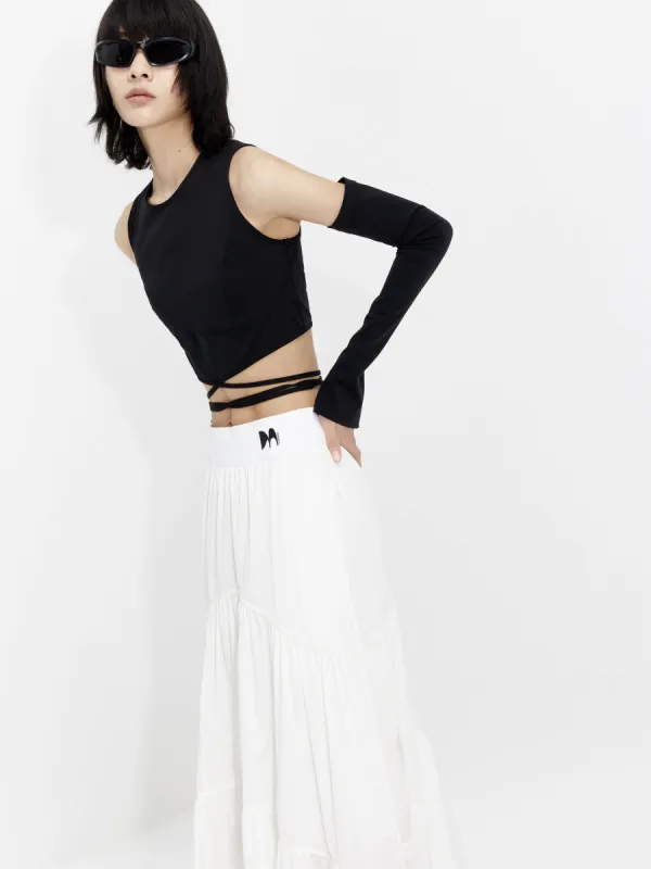 Deconstructed Strap Detail Top sold by Mo&Co