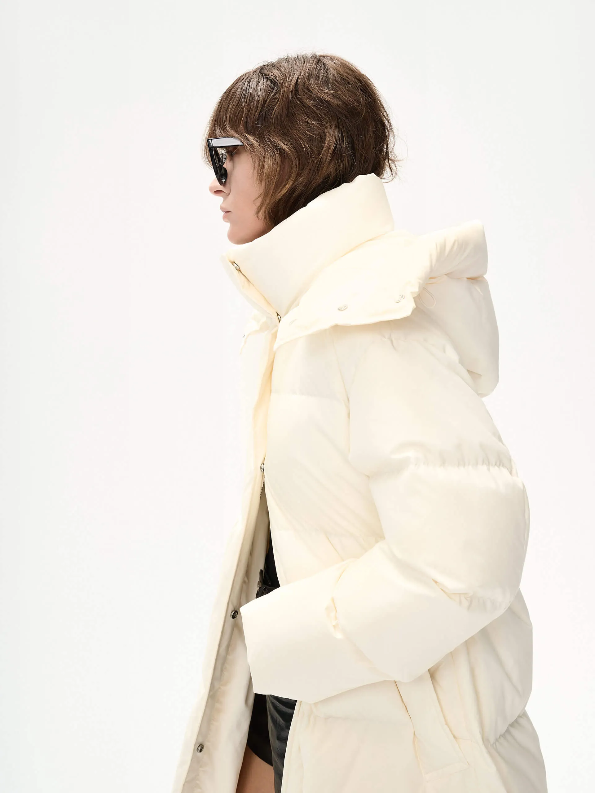 Hooded Quilted Down Coat sold by Mo&Co product image thumbnail 3