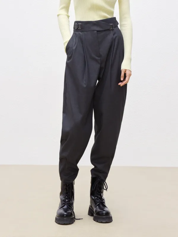 High Waist Tapered Trousers sold by Mo&Co