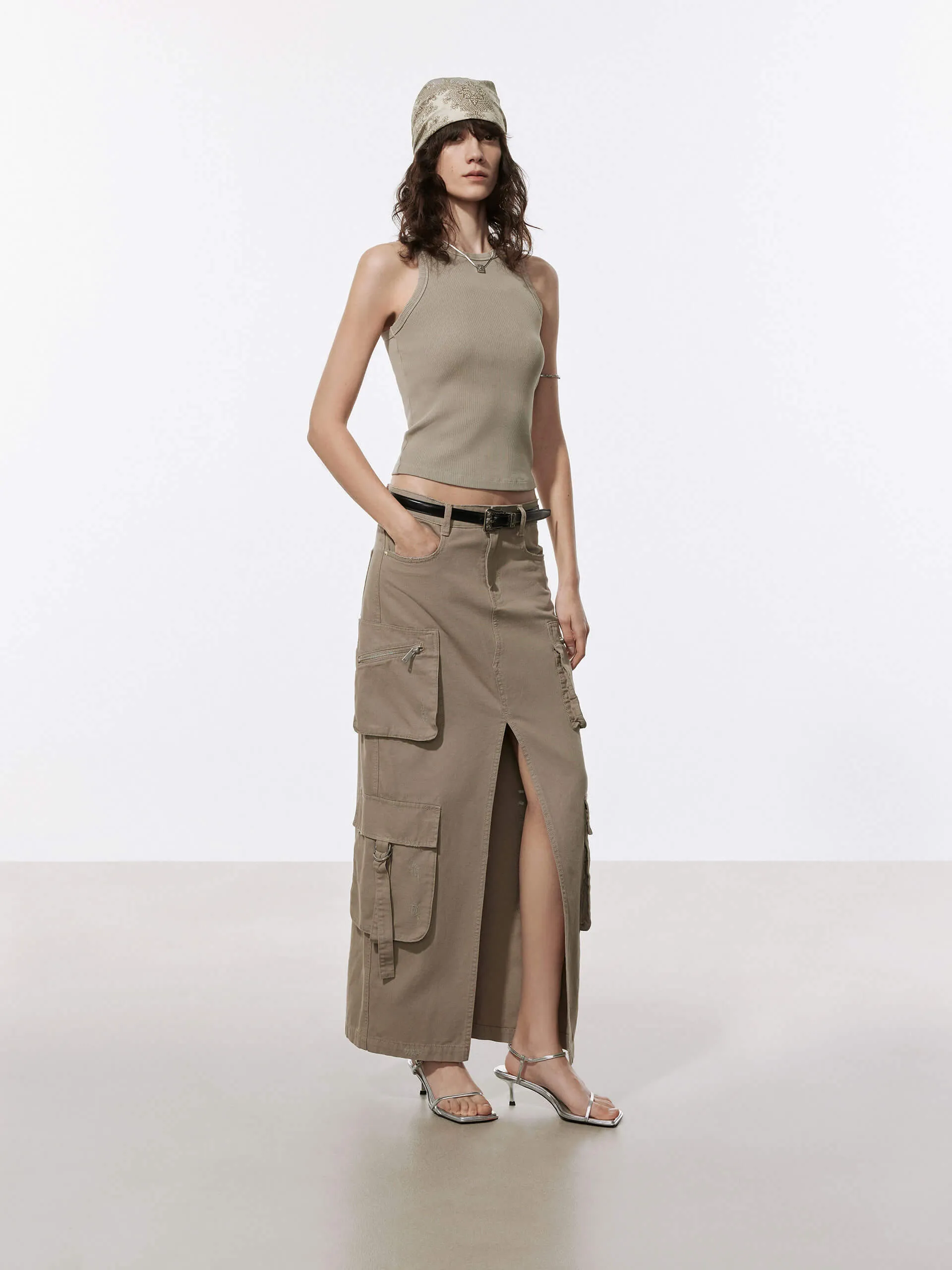 Ribbed Knit Vest Top sold by Mo&Co product image thumbnail 2